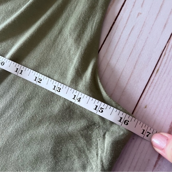 EUC Athleta Santorini Thera Dress in Eucalyptus Olive size Medium Tall - Picture 12 of 13